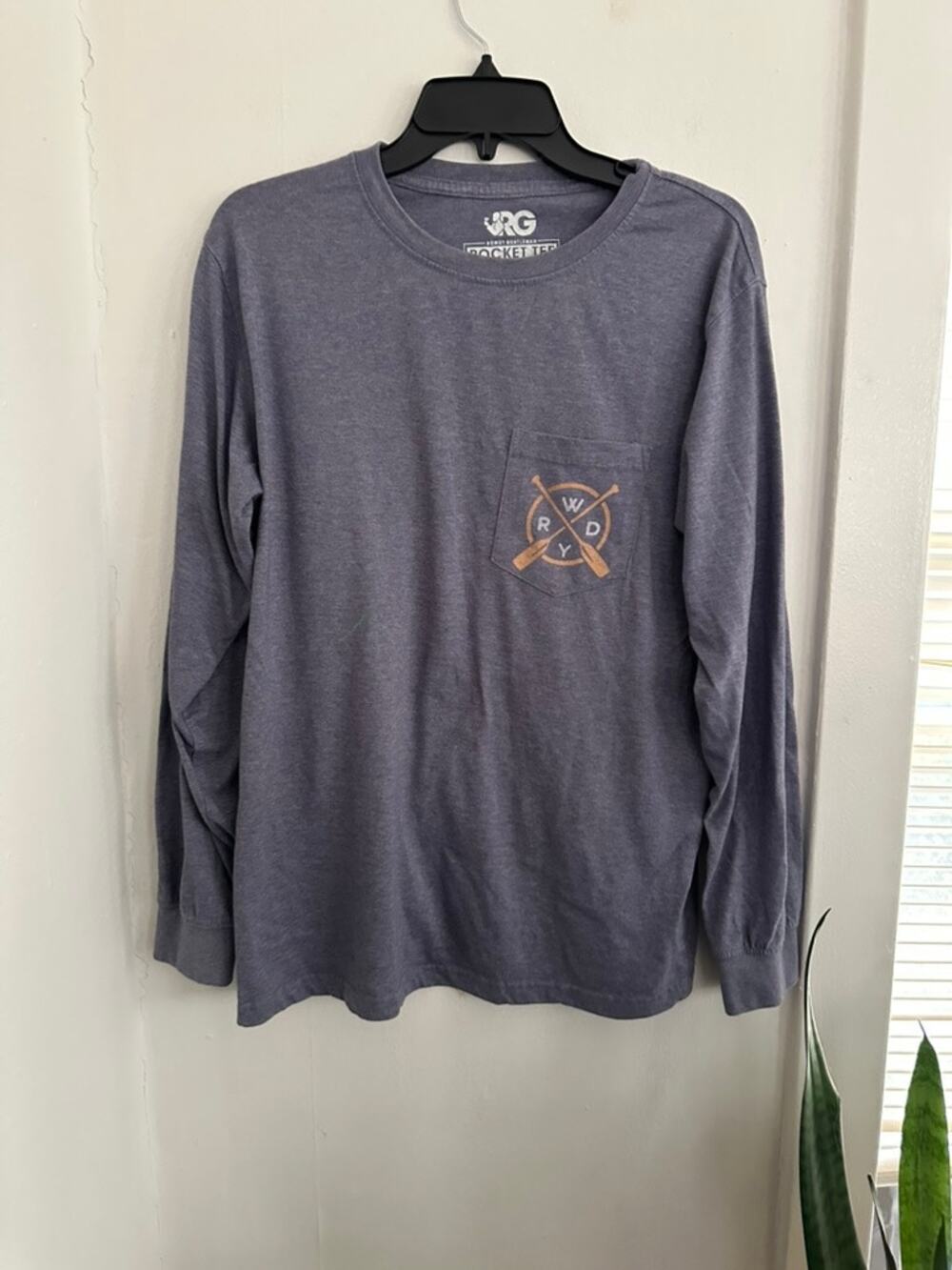 ROWDY GENTLEMAN Men's Longsleeve Shirt | Size Medium